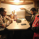 Takeoff as himself, Lakeith Stanfield as Darius, and Brian Tyree Henry as Alfred Miles in the season-one episode “Go For Broke”